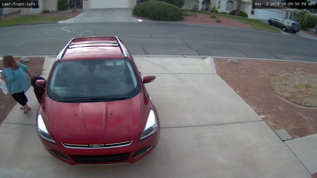 On May 2, 2019, Debra Pierce arrived with luggage and parked overnight in Homeowner X’s driveway, continuing a documented pattern of unauthorized property use.