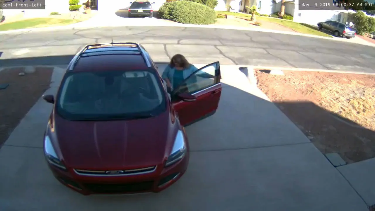 On May 3, 2019, Debra Pierce was seen leaving Homeowner X’s driveway after an extended stay with David and Judi Pierce, continuing a documented pattern of unauthorized parking on private property.